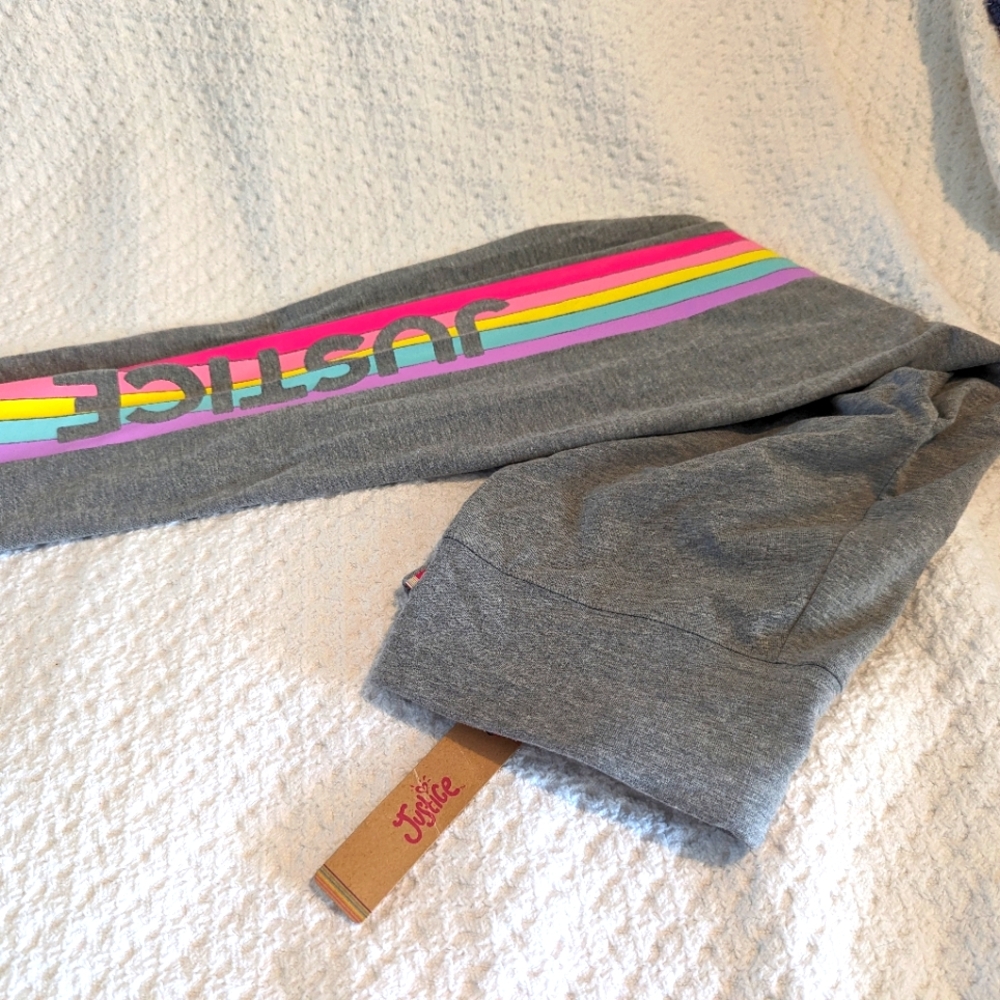 size 10 justice leggings new
